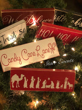 Load image into Gallery viewer, 10" Rustic Christmas signs Christmas decorations Rustic Christmas decor Rustic Christmas wreath signs Cookies for Santa signs Small signs