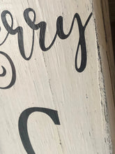Load image into Gallery viewer, Vertical Merry Christmas signs. Rustic Christmas decor. Christmas decorations. Merry Christmas Porch sign. Christmas signs for the porch