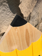 Load image into Gallery viewer, Personalized Teacher signs. Back to school Gifts for teachers. Vertical pencil sign. Signs for teachers. Back to school Teacher gifts. Personalized gift