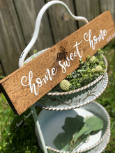 Load image into Gallery viewer, Home sweet home. Personalized Established wood sign. New home date sign. New home gift. Customized signs. New home Realtor gift.