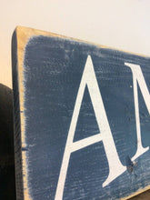Load image into Gallery viewer, America sign. July 4th decorations Americana decor. Patriotic signs. Distressed signs. Fourth of July signs Patriotic decor Rustic decor