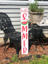 Load image into Gallery viewer, 36" Vertical Hello Summer sign