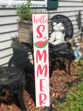 Load image into Gallery viewer, 36" Vertical Hello Summer sign