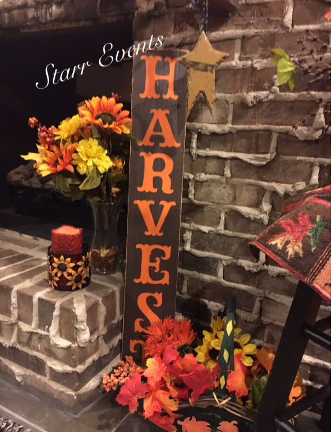 Vertical Harvest sign. Porch signs. Fall decor. Fall decorations. 36